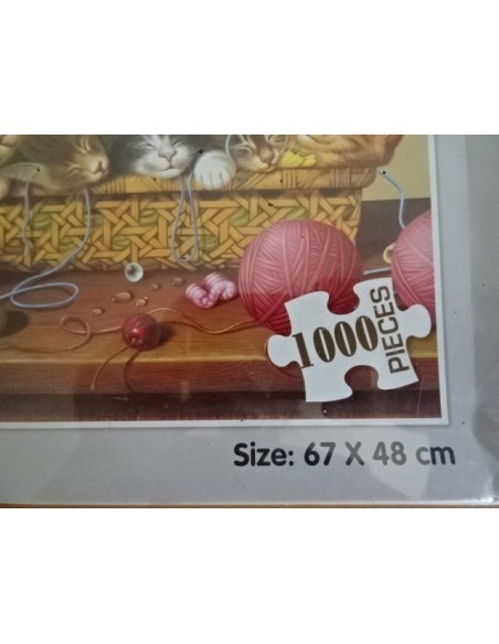 Puzzle Pisicute si Catei - 3 x 1000 piese