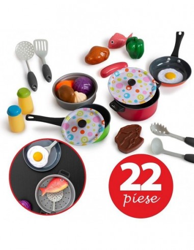 Set 22 accesorii bucatarie copii,...