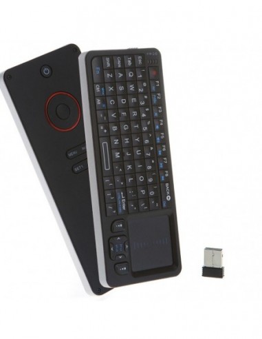 Mini tastatura rii i6 wireless cu...