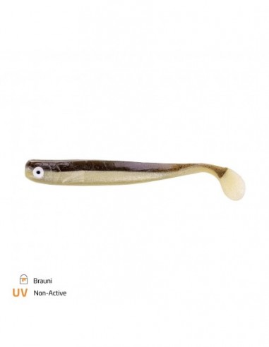 Shad Zeck Zander Gummi, Brauni, 16cm,...