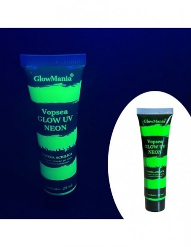 Vopsea glow uv neon pentru body...