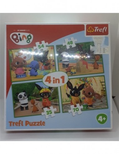 Puzzle 4in1 Bing Trefl