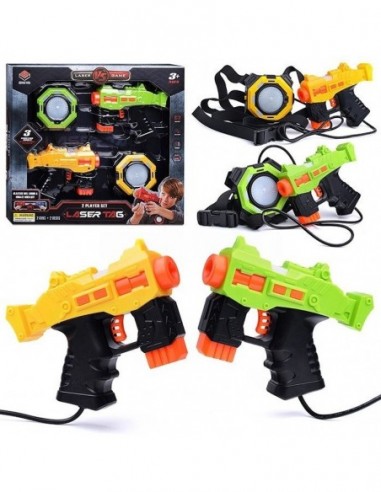 Set 2 arme de jucarie laser tag,...