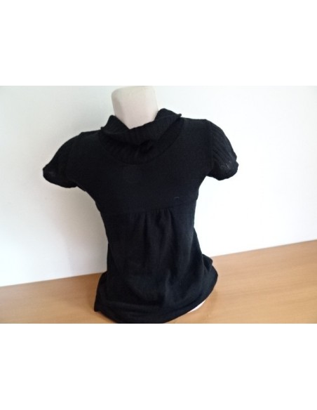 Tricou negru dama simplu