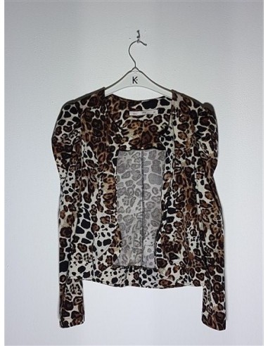 Blazer dama print animal BBY Collection