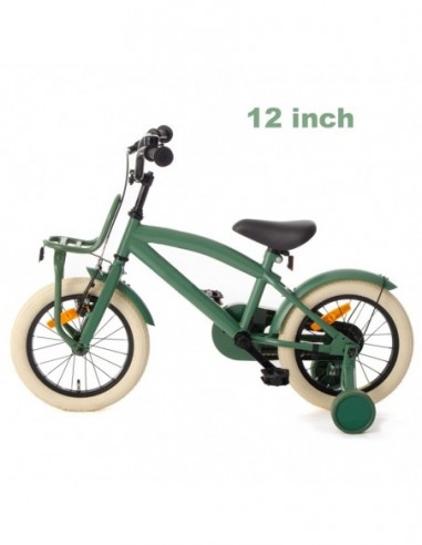 Bicicleta copii verde, 12 inch cu...