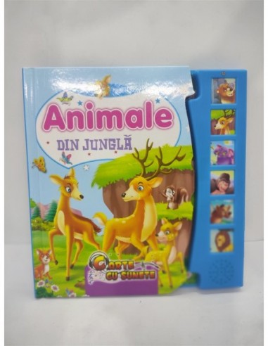 Carte cu sunete Animale din jungla