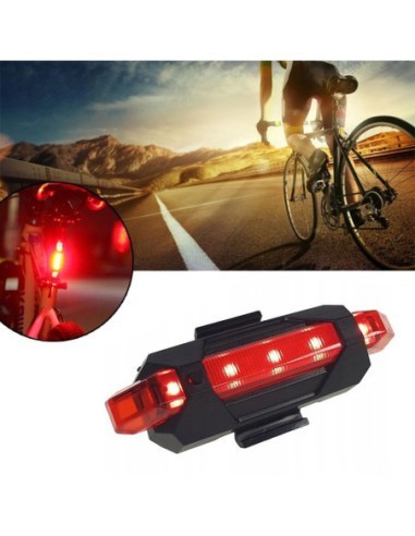 Stop bicicleta 5 Led-uri Acumulator...