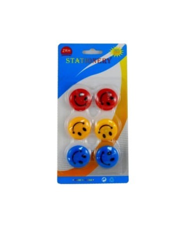 Set 6 magneti pentru frigider Smiley...