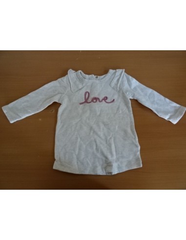 bluza alba simpla TEX baby