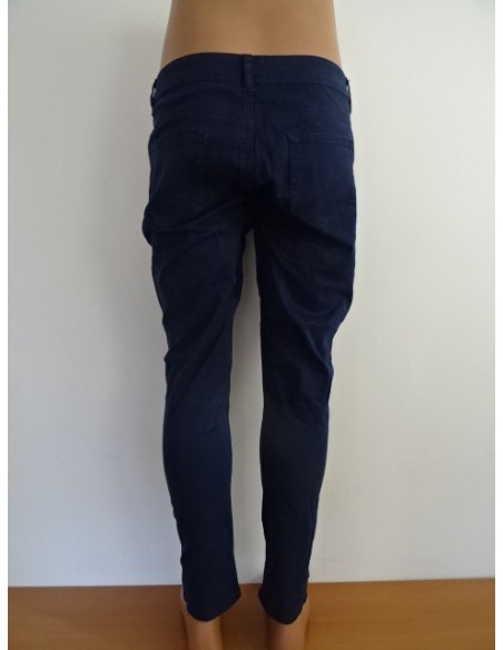 Pantaloni bleumarin skinny My Xside