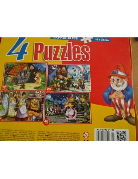 Cutie 4 puzzles diverse imagini