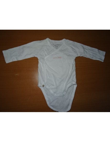 Body TEX alb pentru bebe