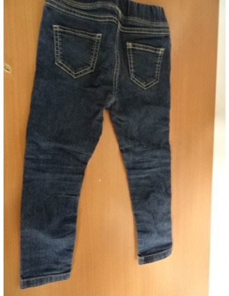 Pantaloni jeans fetite cu elastic talie C&A