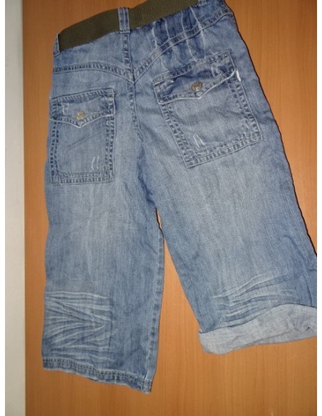 Jeans baieti albastri cu curea