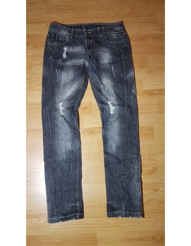 Blugi gri slim fit Bershka