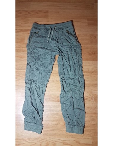 Pantaloni gri cu snur de fetite H&M