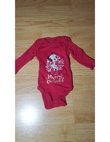 Body rosu de craciun cu Minnie Disney