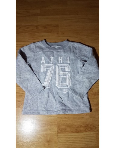 Bluza sport gri cu scris de baietei