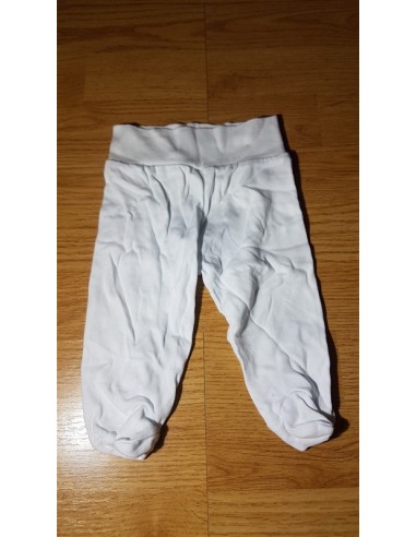 Pantaloni albi simpli de copii