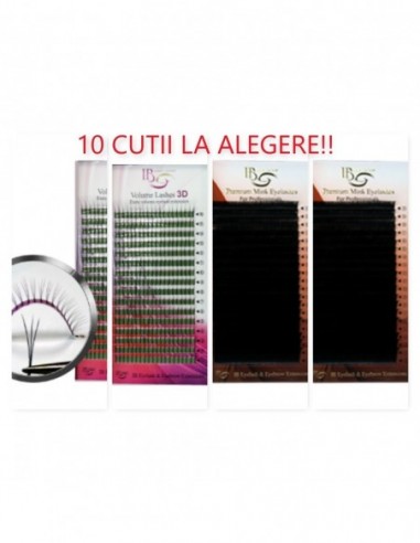 Set 10 cutii MIX extensii gene ibeauty