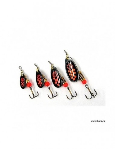 Rotativa Mepps Black Fury Fluorescent...