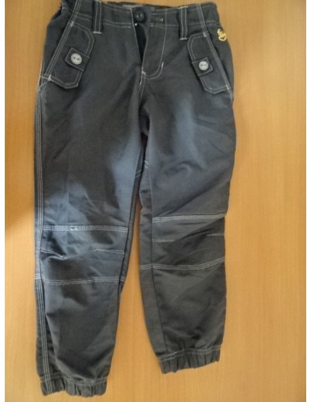 Pantaloni negri cu elastic jos